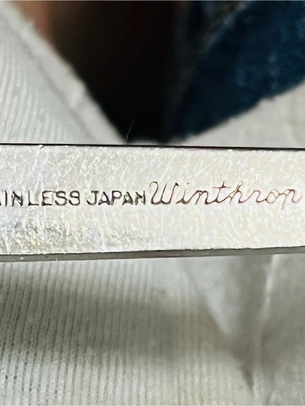 Vintage Stanley Roberts Winthrop Stainless Flatware Japan 4 Spoons 1 Fork